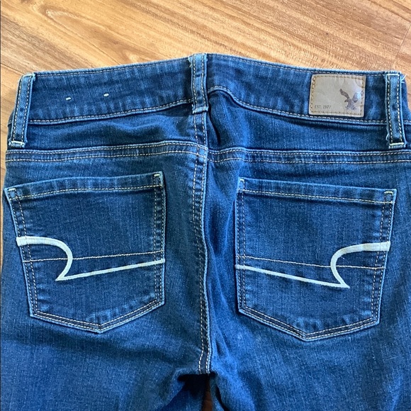 American Eagle Skinny Super Stretch Jeans- Sz 00 Short - Picture 4 of 4